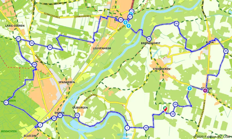 Route in Gelderland