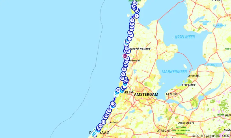 Route Zuid-Holland