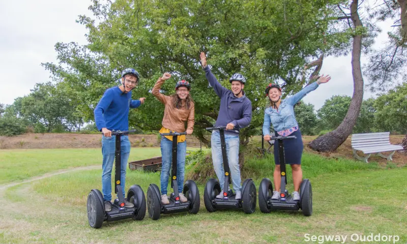 Mensen op de segway
