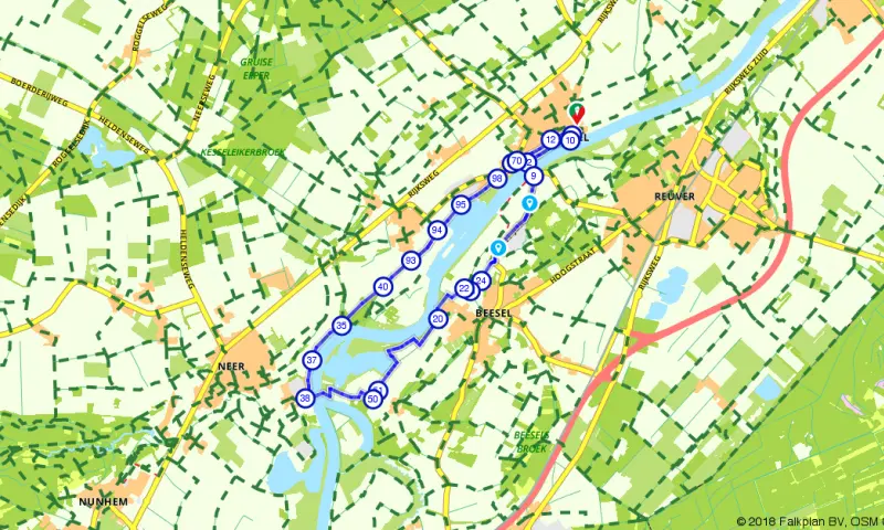 Route in Limburg