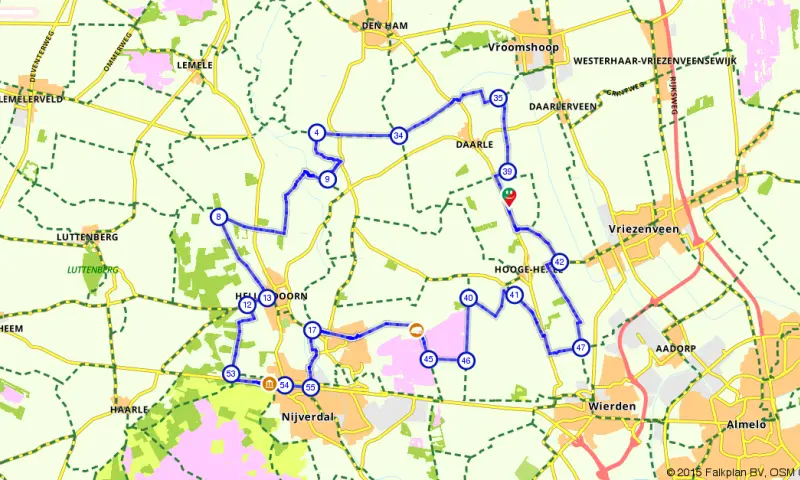 Route in Overijssel