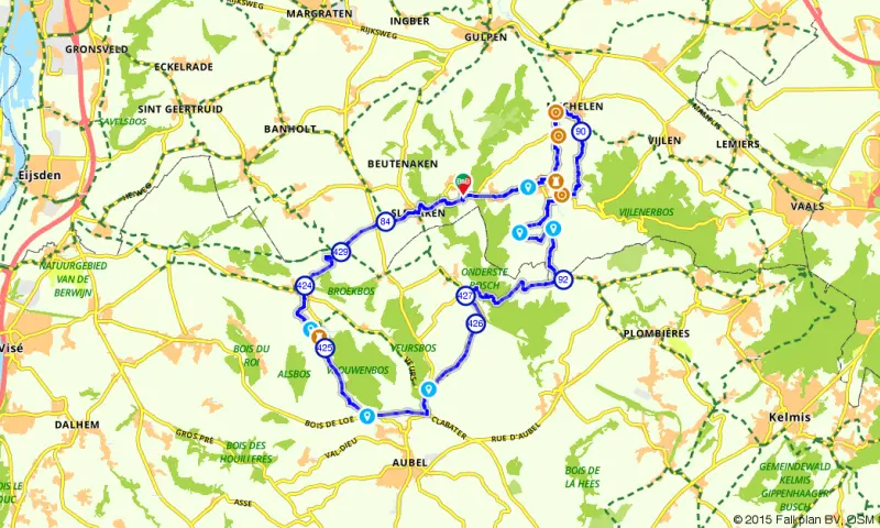 Route in Limburg