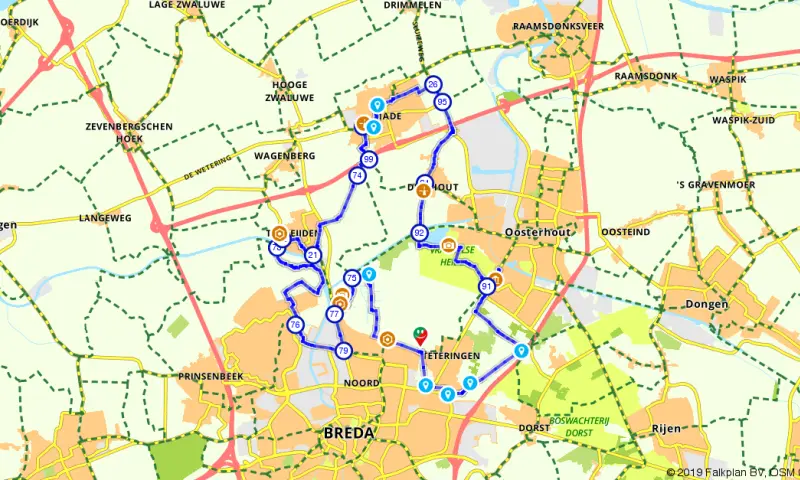 Route Noord-Brabant