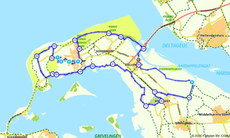 Route Zuid-Holland