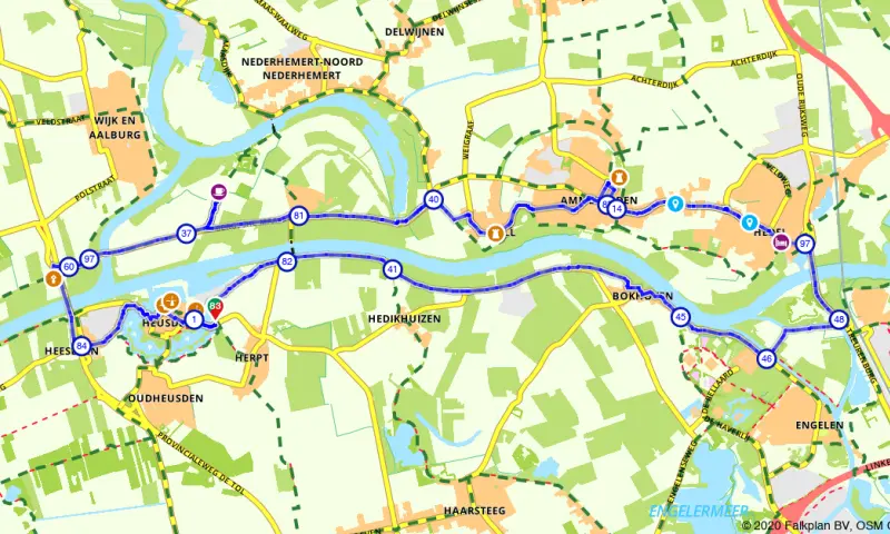 Cultuur fietsroute