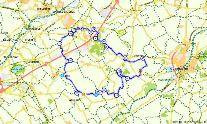 Route in het buitenland