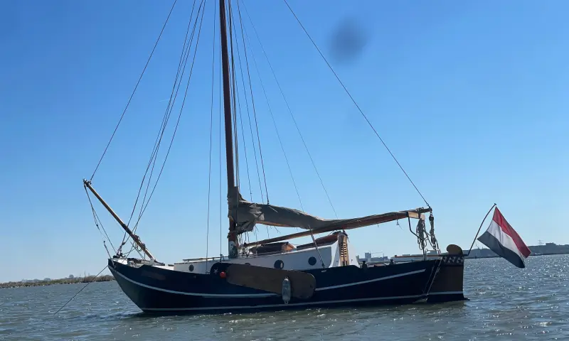 Zeeschouw Groene Kikker voor anker