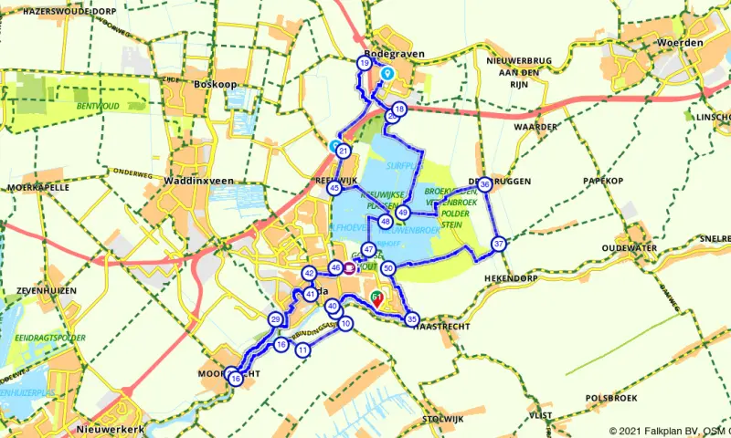 Route Zuid-Holland