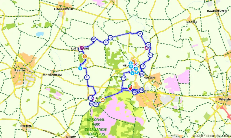 Route in Overijssel