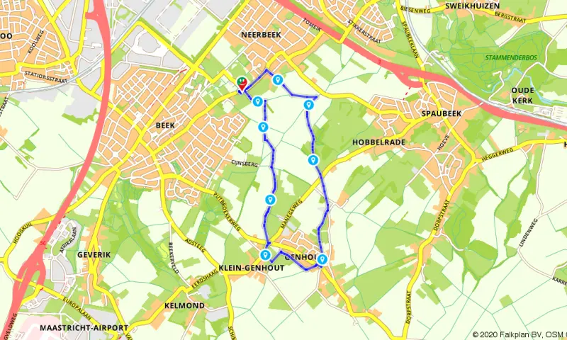 Route in Limburg