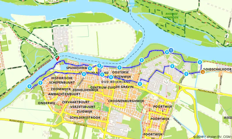 Route Zuid-Holland