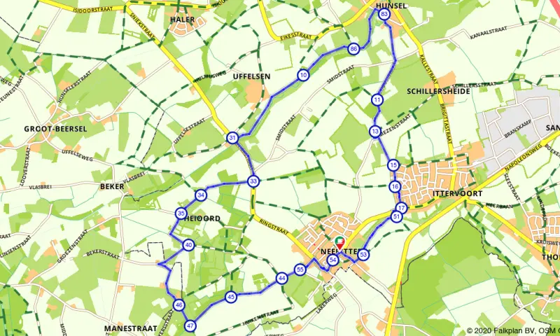Route in Limburg