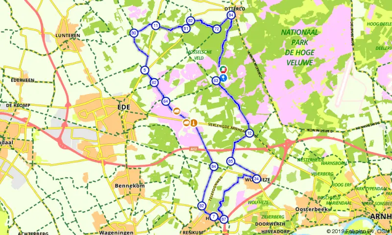 Route in Gelderland
