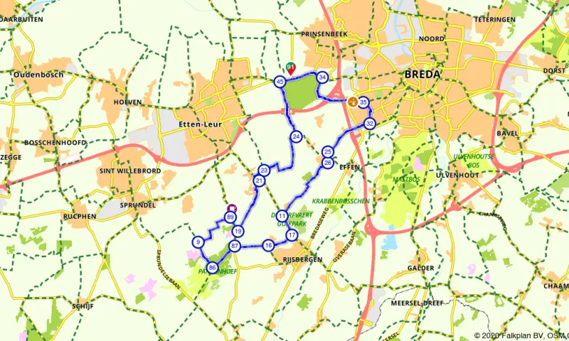 Route Noord-Brabant