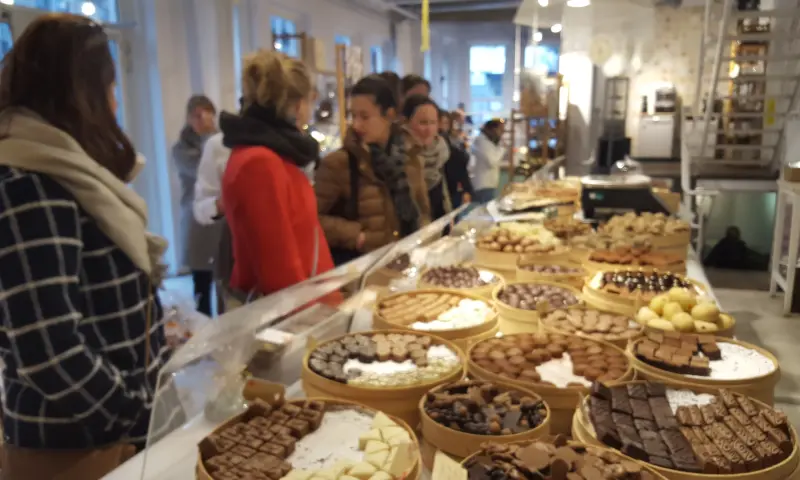 Chocolade tijdens Fietstour