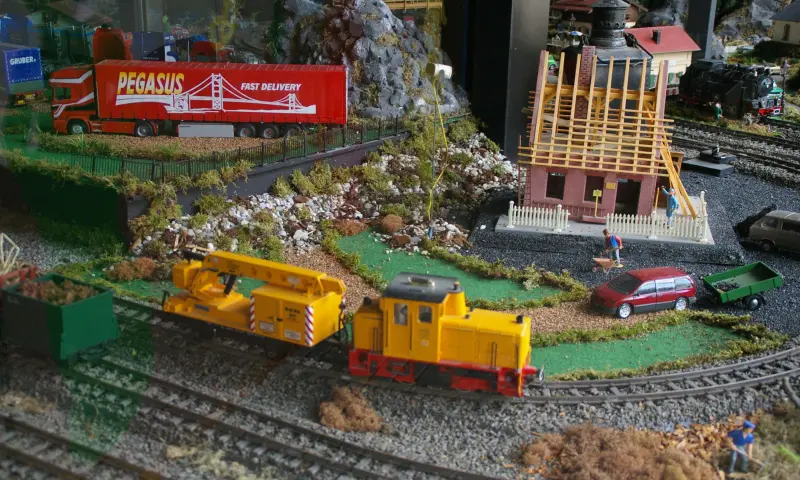 Treintje door het park