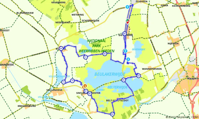 Route in Overijssel