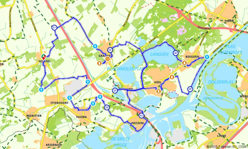 Route in Limburg