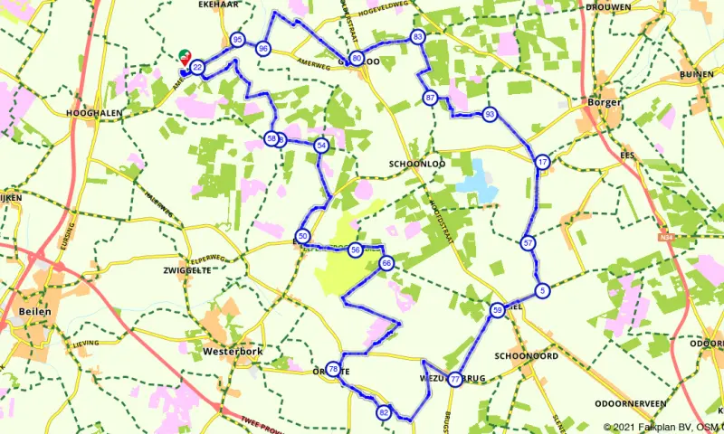 Rondje Grolloo en Orvelte