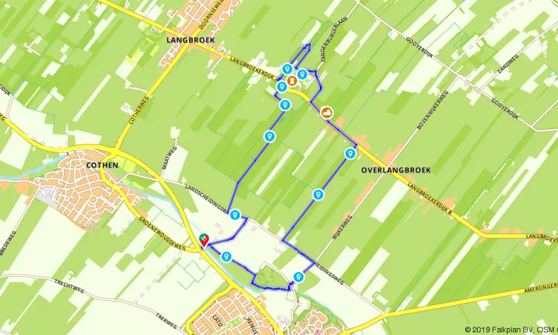 Route in Utrecht