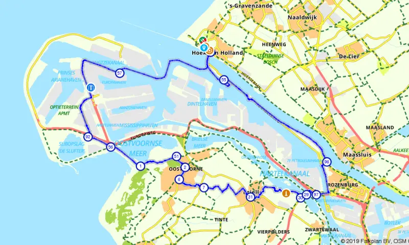 Route Zuid-Holland