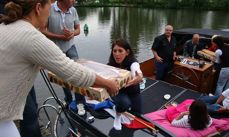 lekker eten op de boot