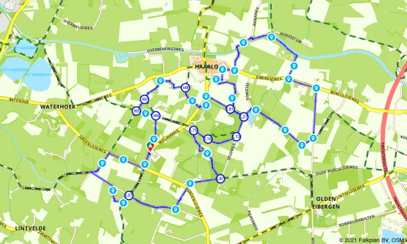 Route in Gelderland