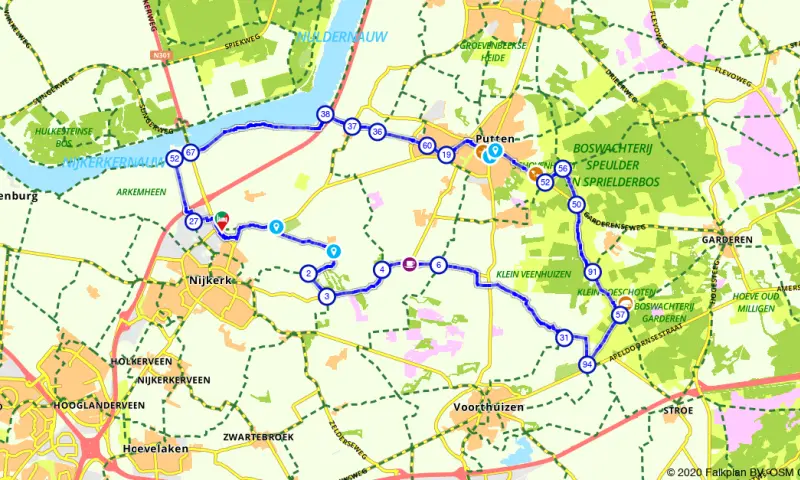 Het boerenland tussen Nijkerk en Putten