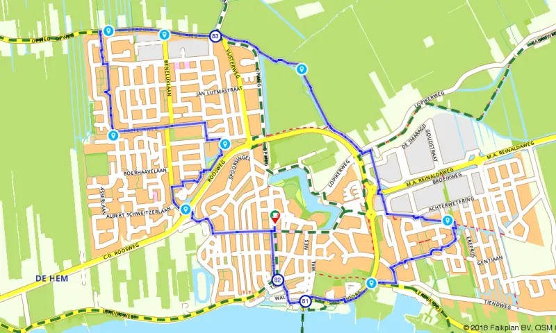 Route Zuid-Holland