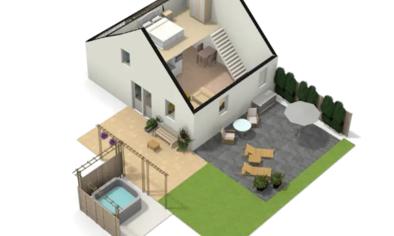 Plattegrond van het huis