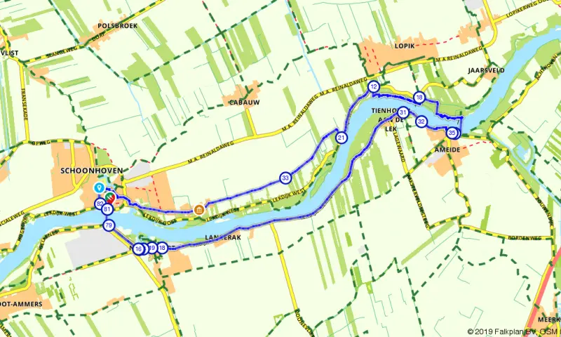 Route Zuid-Holland