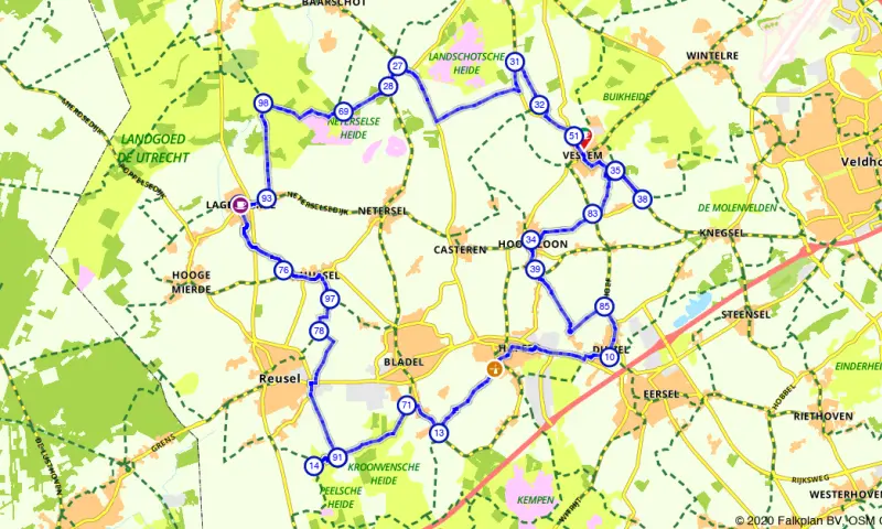 Route Noord-Brabant