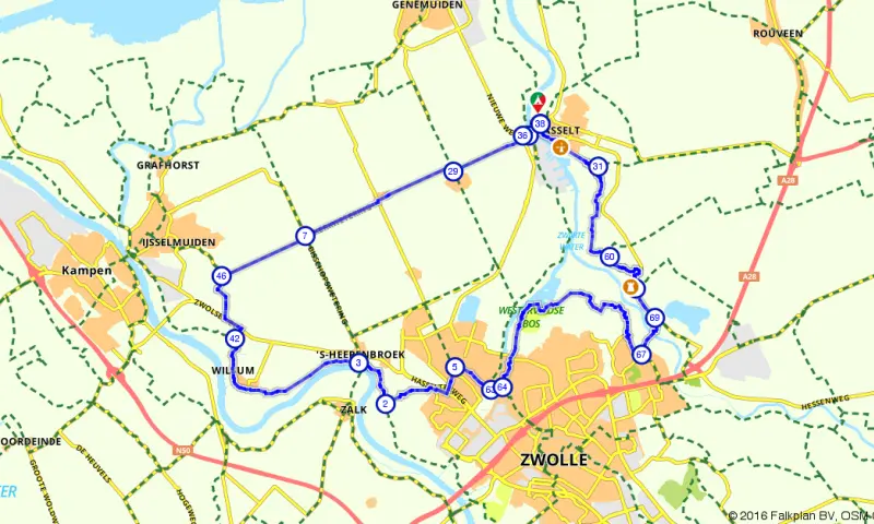 Route in Overijssel