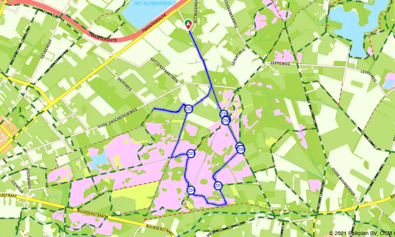 Route in Overijssel
