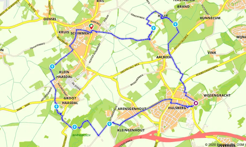 Route in Limburg