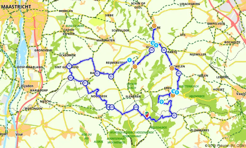 Route in Limburg