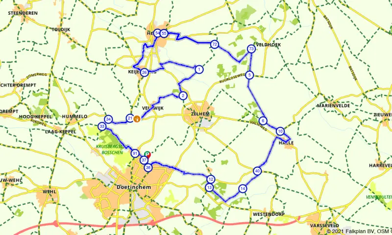 Rondje Doetinchem fietsen