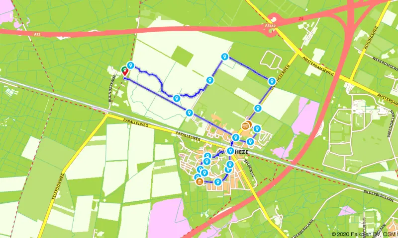 Route in Gelderland