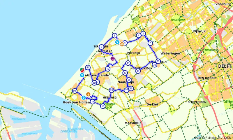 Route Zuid-Holland