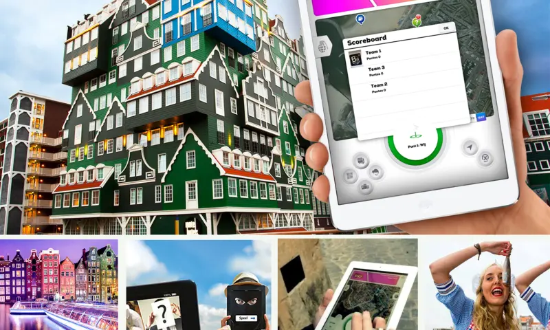 Bedrijfsuitje met iPad
