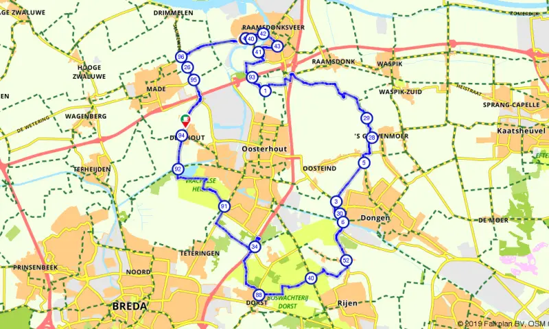 Route Noord-Brabant