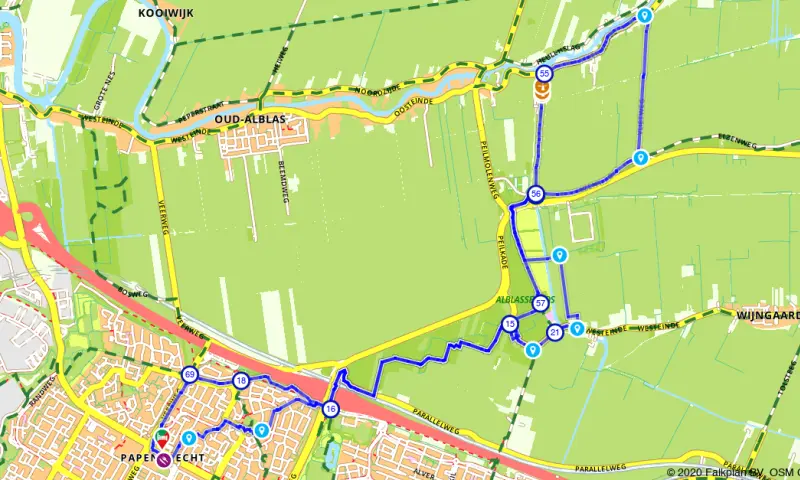 Route Zuid-Holland