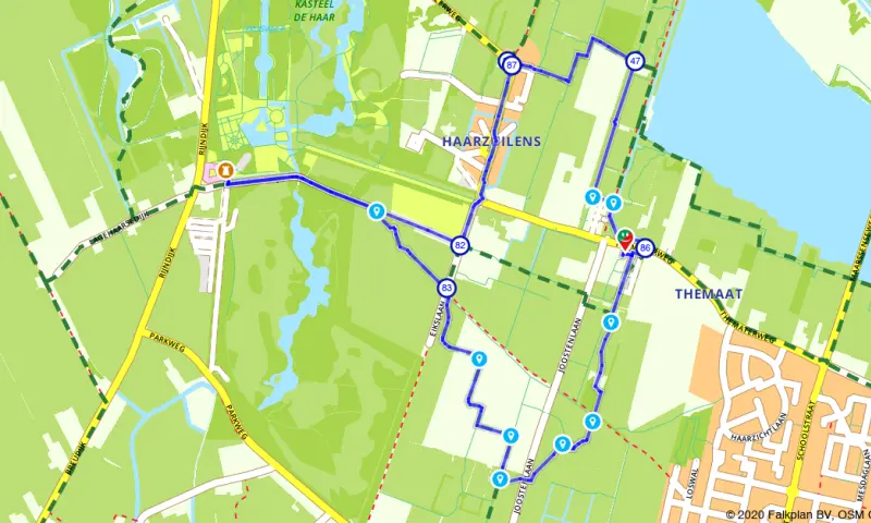 Route in Utrecht