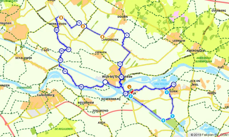Route in Gelderland