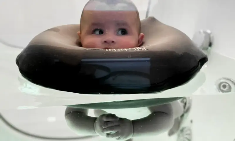 Floaten voor baby's