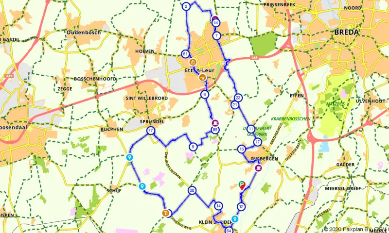 Route Noord-Brabant