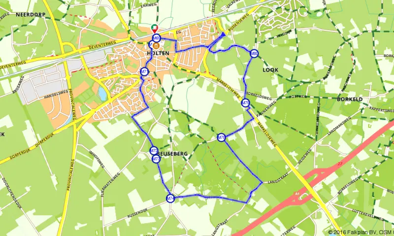Route in Overijssel