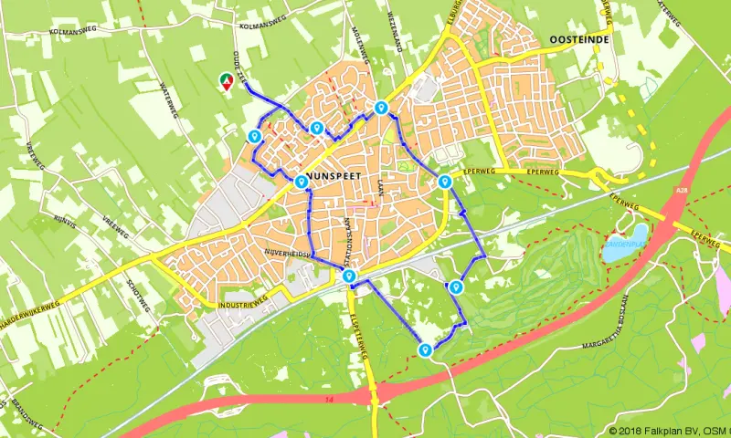 Route in Gelderland