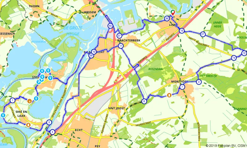 Route in Limburg