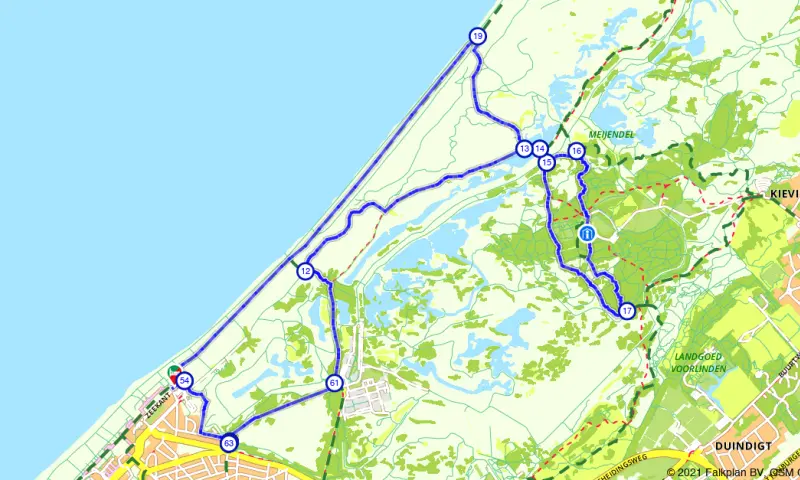 Route Zuid-Holland
